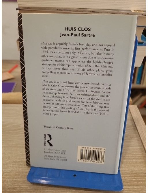 Huis Clos - Texte en anglais de la pièce de Jean-Paul Sartre