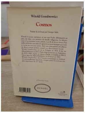 Cosmos - Roman existentiel et énigmatique de Witold Gombrowicz