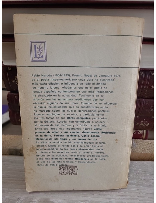 Residencia En La Tierra (1925-1935) - Recueil poétique majeur de Pablo Neruda