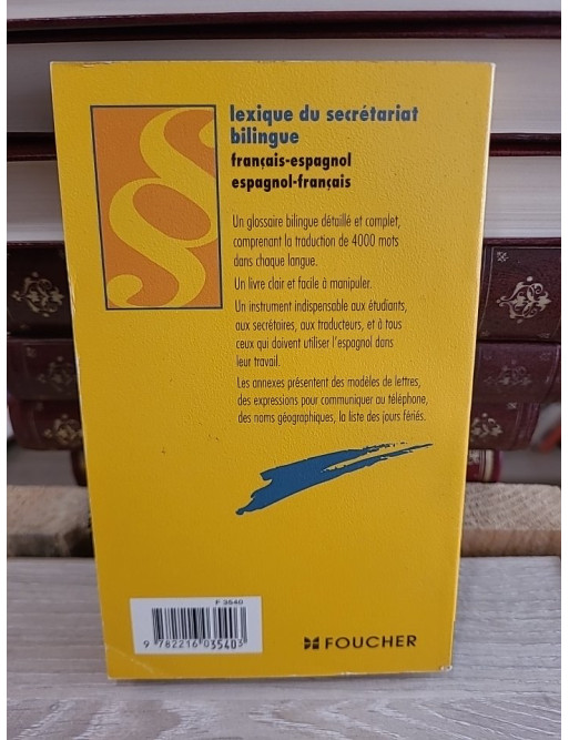 Lexique du secrétariat bilingue français-espagnol / espagnol-français - Vocabulaire professionnel et administratif