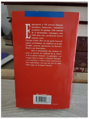 Dictionnaire des citations de langue française - Recueil des citations classiques et contemporaines