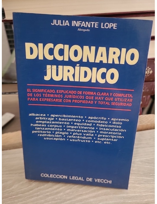 Diccionario juridico - Dictionnaire des termes juridiques en espagnol