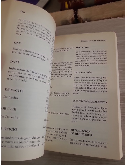 Diccionario juridico - Dictionnaire des termes juridiques en espagnol