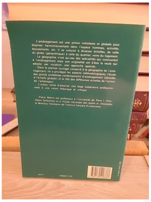 Géographie de l'aménagement - Concepts et pratiques de l'organisation des territoires