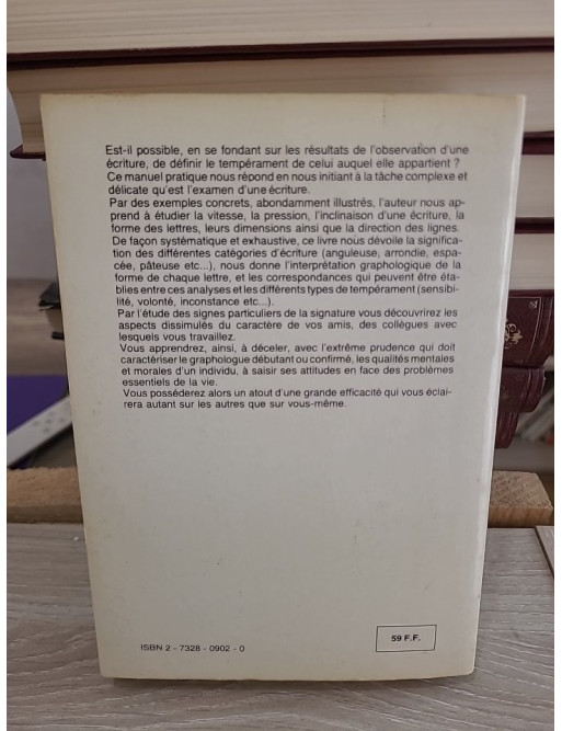 La Graphologie - Manuel pratique d'analyse de l'écriture