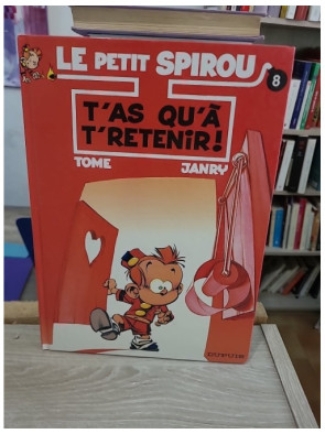 Le Petit Spirou Tome 8 - T'as qu'à t'retenir !, humour et bêtises d'enfance