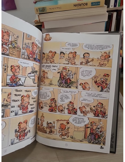 Le Petit Spirou Tome 7 - Demande à ton père !, humour et bêtises d'enfance
