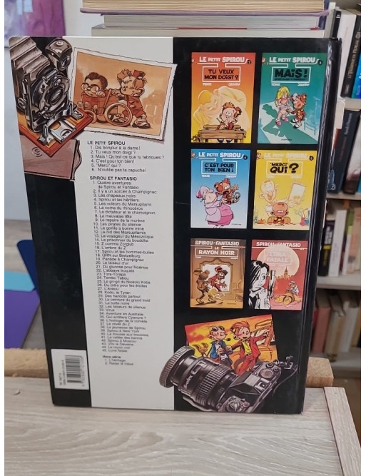 Le Petit Spirou Tome 5 - Merci qui ?, humour et bêtises d'enfance