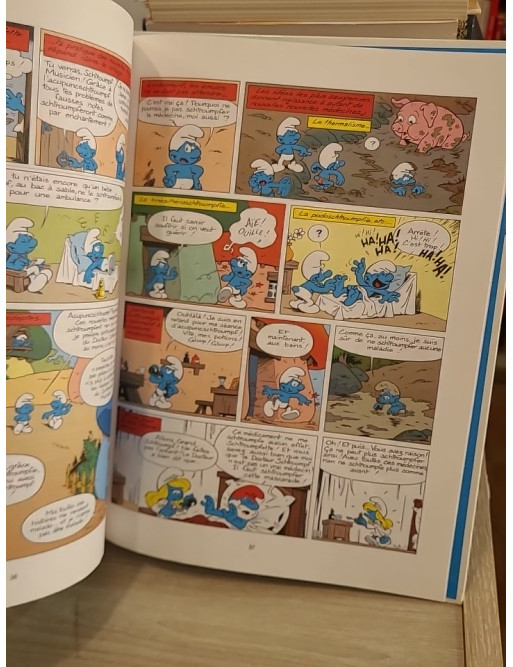 Les Schtroumpfs Tome 18 - Docteur Schtroumpf, aventures humoristiques au village