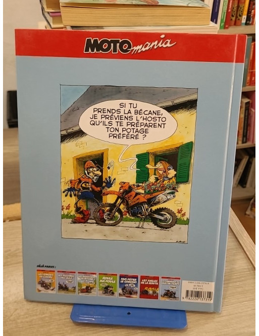 Motomania Tome 3 - Les Graisseux du Bitume, humour autour de la moto