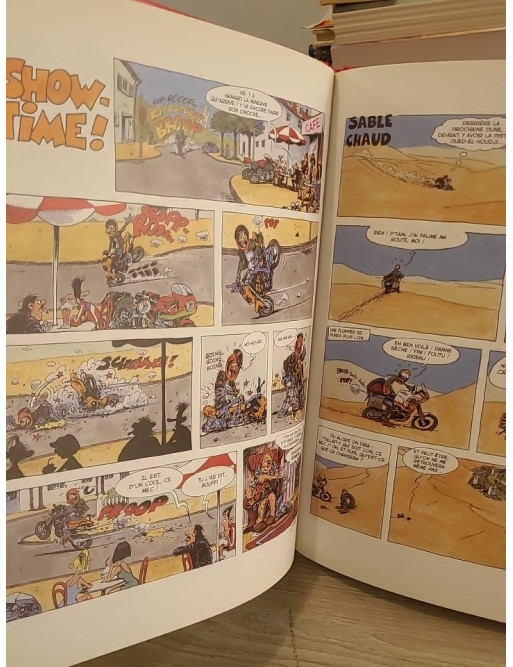 Motomania Tome 3 - Les Graisseux du Bitume, humour autour de la moto