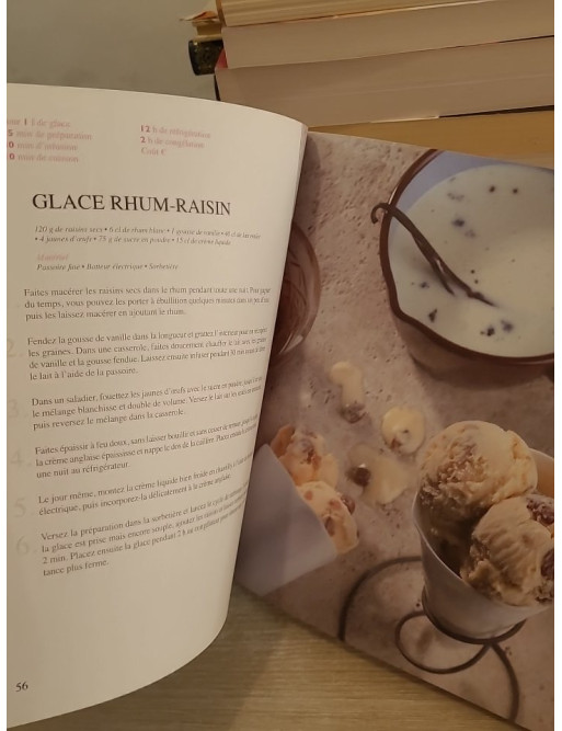 Glaces, sorbets & granités - 85 recettes gourmandes à réaliser à la maison