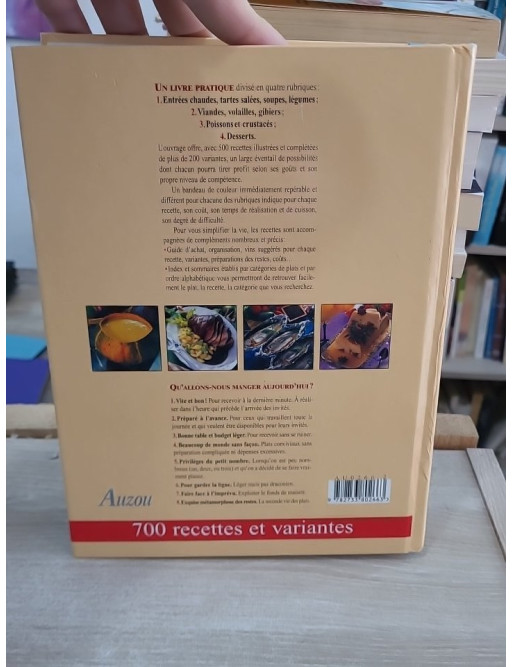 Instants gourmands - menus pour tous les jours et 500 recettes illustrées
