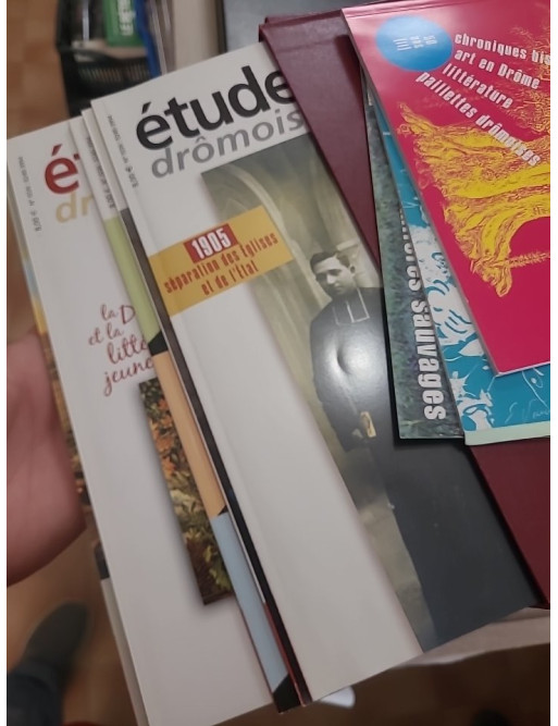 Études drômoises lot d'environ 50 numéros
