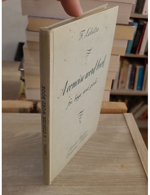 A Concise Word Book For Boys And Girls - Dictionnaire éducatif