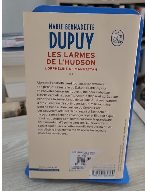 Les larmes de l'Hudson - L'Orpheline de Manhattan Tome 3 - Marie-Bernadette Dupuy