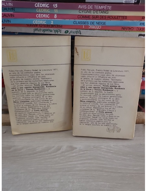 Canto general complet en 2 tomes - Édition Biblioteca clásica y contemporánea