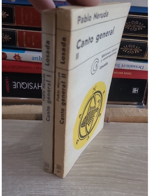 Canto general complet en 2 tomes - Édition Biblioteca clásica y contemporánea