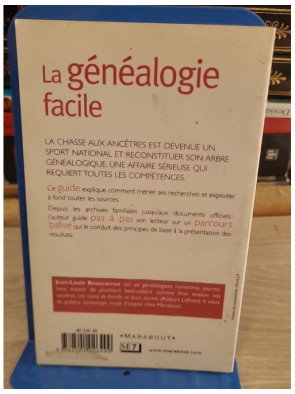 La généalogie facile - Guide pratique pour retracer ses origines familiales