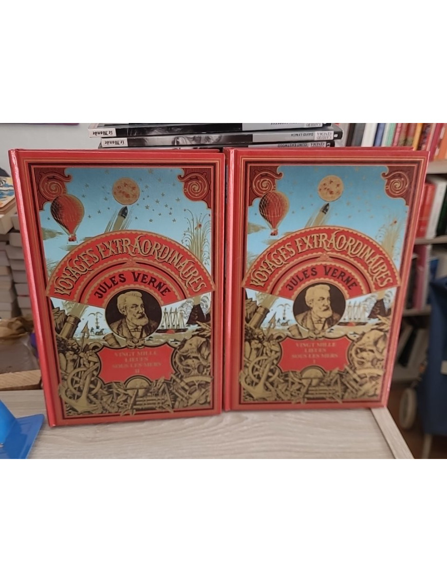 Vingt mille lieues sous les mers - Roman d'aventure et science-fiction (2 volumes)