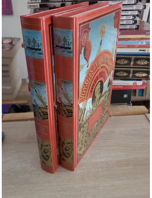 Vingt mille lieues sous les mers - Roman d'aventure et science-fiction (2 volumes)