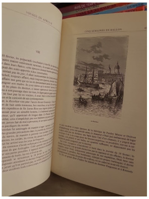 Cinq semaines en ballon - Voyage de découvertes en Afrique par trois Anglais