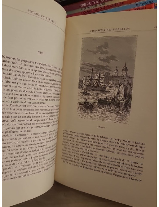 Cinq semaines en ballon - Voyage de découvertes en Afrique par trois Anglais