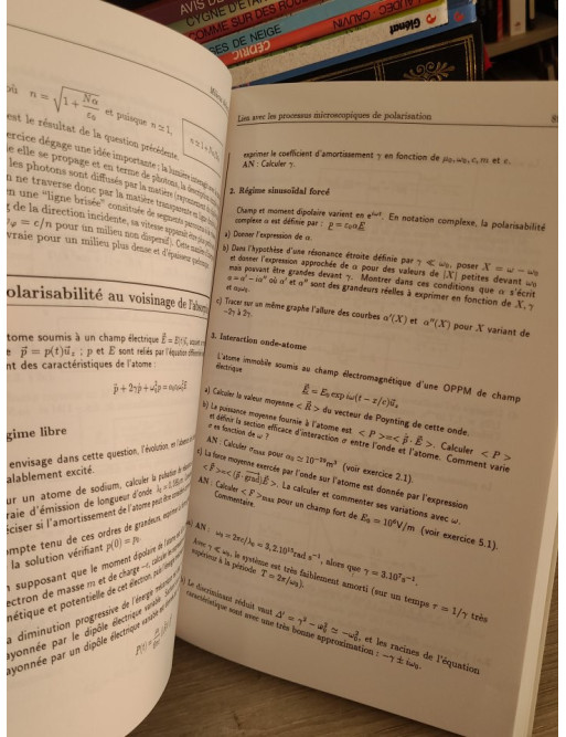 Électromagnétisme dans la matière - Milieux diélectriques - Exercices corrigés