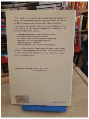 Électromagnétisme dans la matière - Milieux magnétiques - Exercices corrigés