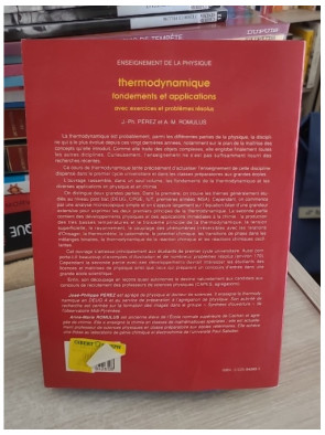 Thermodynamique - Fondements et applications avec exercices résolus