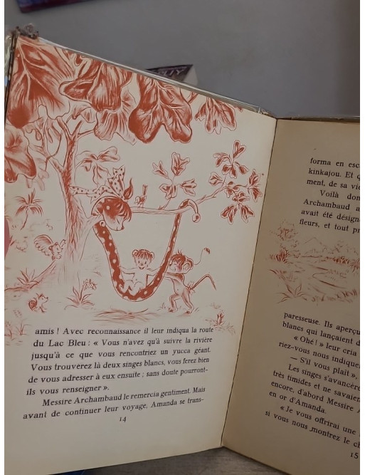 Amanda - Livre ancien illustré de 1949