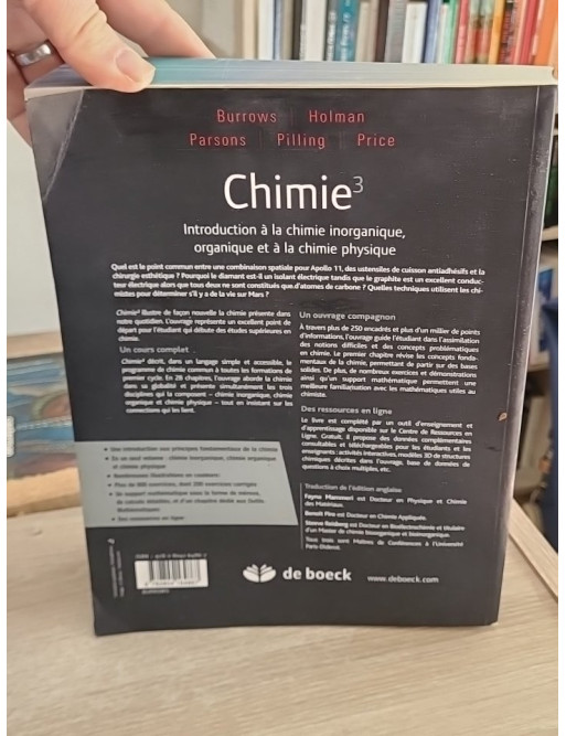 Chimie 3 - Introduction à la chimie inorganique, organique et physique (manuel complet)