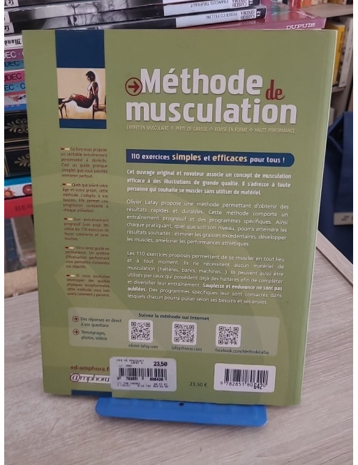 Méthode de musculation - 110 exercices sans matériel pour tous niveaux