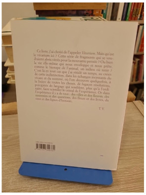 Vivarium - fragments littéraires et réflexion sur l’expérience du vivant