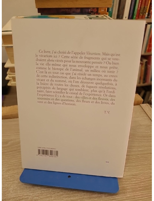 Vivarium - fragments littéraires et réflexion sur l’expérience du vivant