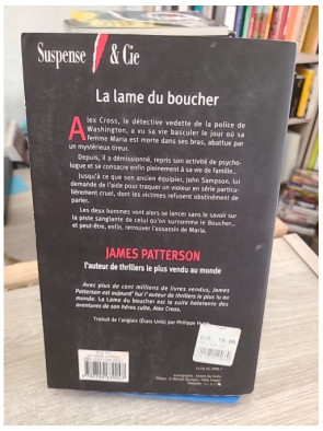 La lame du boucher - enquête d’Alex Cross dans un thriller haletant