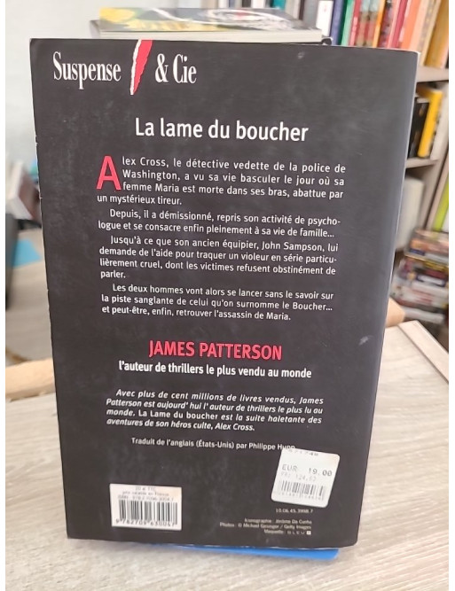 La lame du boucher - enquête d’Alex Cross dans un thriller haletant