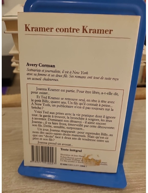 Kramer contre Kramer - Le droit du père, roman sur la séparation et la paternité