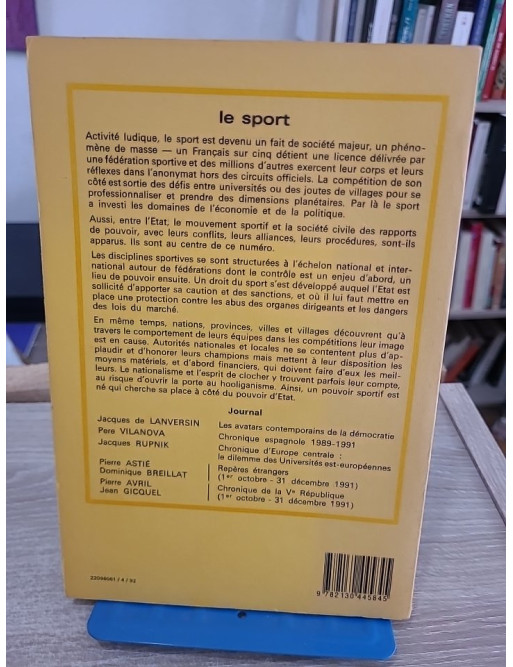 Pouvoirs n° 61 : Le Sport