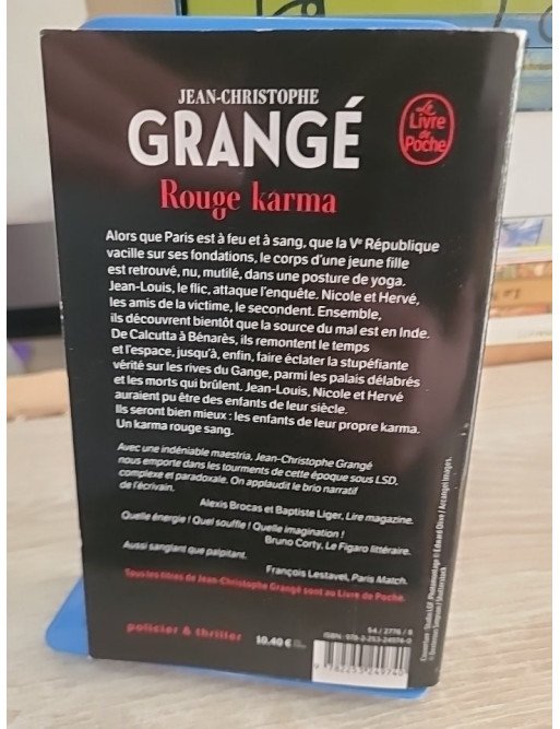 Rouge Karma - Thriller historique et policier entre Paris et l’Inde
