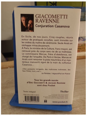 Conjuration Casanova - Thriller ésotérique avec Antoine Marcas