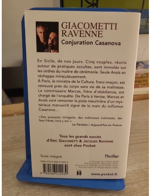 Conjuration Casanova - Thriller ésotérique avec Antoine Marcas