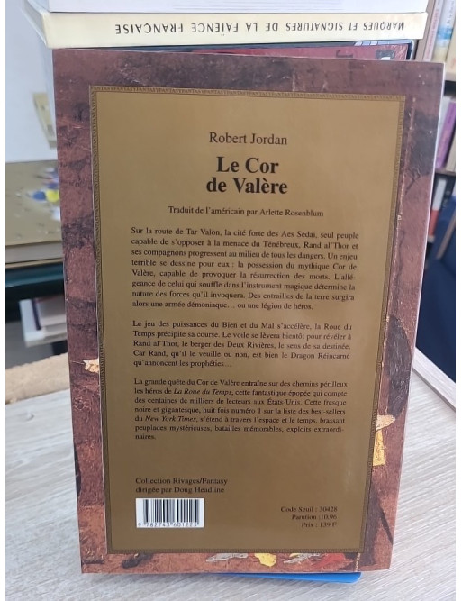 Le cor de Valère - Tome 3 de La Roue du Temps - Fantasy épique