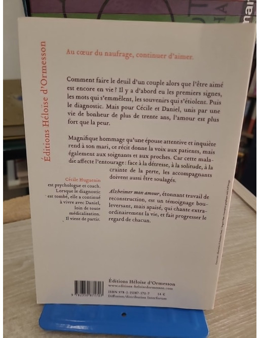 Alzheimer mon amour - Témoignage intime sur la maladie et le couple