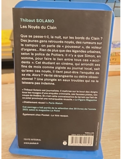 Les Noyés du Clain - Thriller inspiré d'une histoire vraie