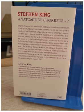 Anatomie de l'horreur Tome 2 - Essai sur le fantastique moderne
