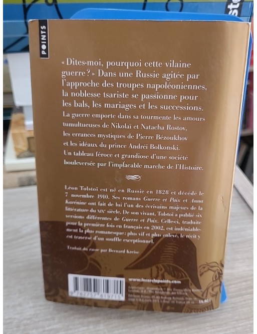 La Guerre et la Paix - Roman historique classique de Tolstoï
