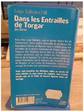 Loup Solitaire Tome 10 - Dans les entrailles de Torgar - Livre dont vous êtes le héros