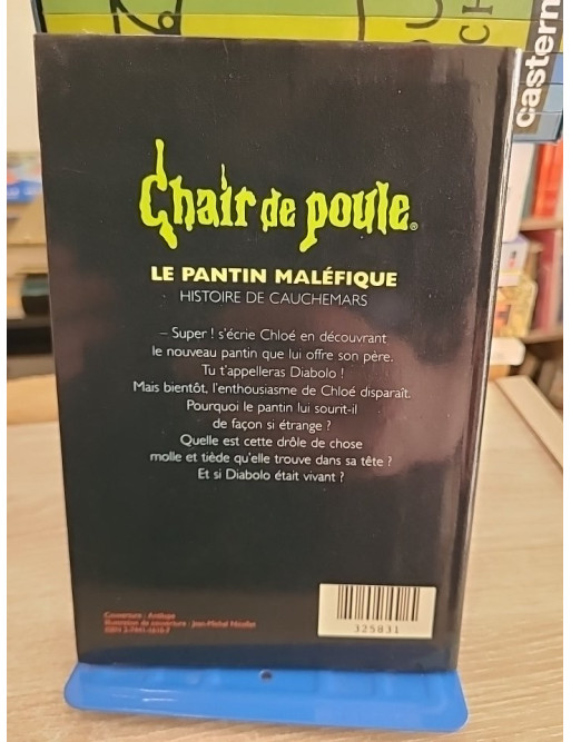 Chair de Poule Tome 14 - Le Pantin Maléfique - Roman jeunesse fantastique