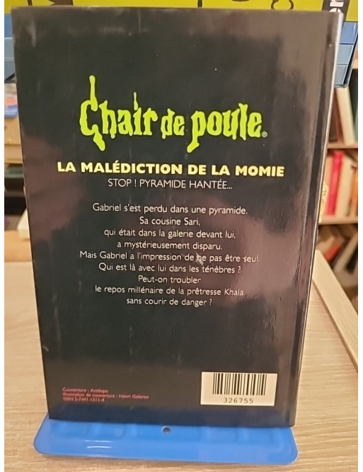 Chair de Poule - La Malédiction de la Momie - Roman jeunesse fantastique